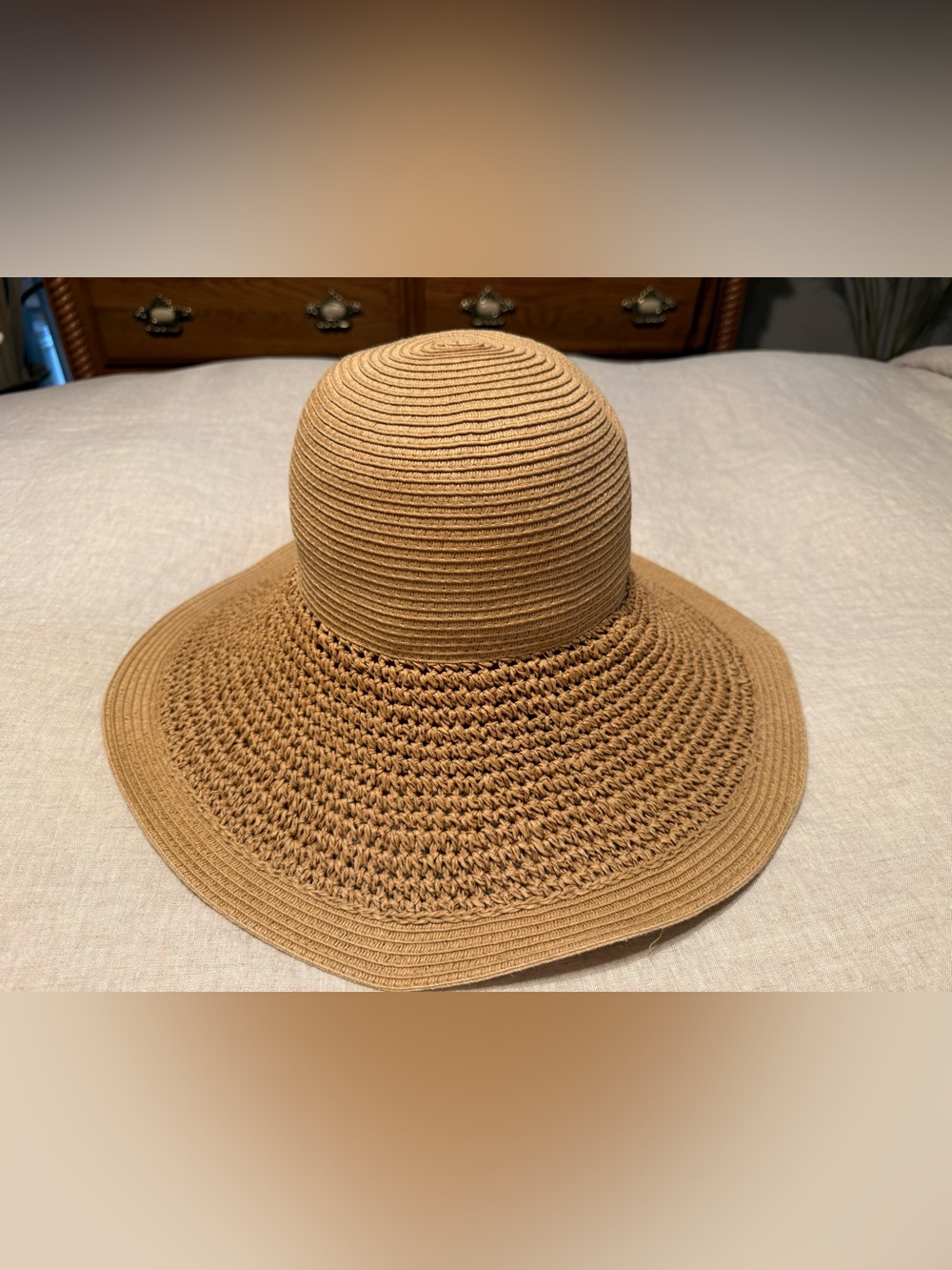 Wide Brim Straw Sun Hat